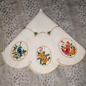 12 Days of Christmas tree skirt